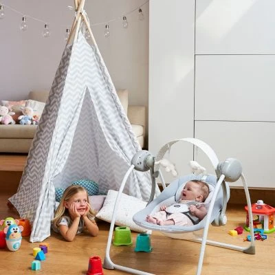 CHICCO Babyschaukel Relax & Play, Cool Grey – Bild 2