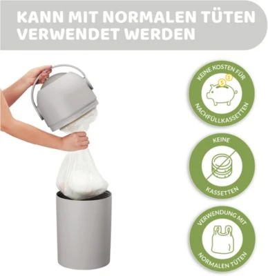 CHICCO Windeleimer Odour, Off Grey – Bild 5