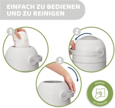 CHICCO Windeleimer Odour, Off Grey – Bild 6