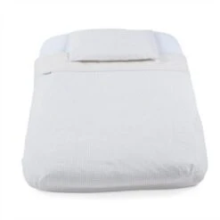 CHICCO Bettwäsche-Set Next2Me Pünktchen, Grau, 4-tlg.