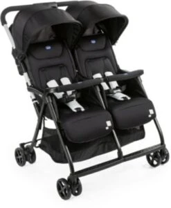 CHICCO Zwillingsbuggy Ohlalà Twin, Schwarz