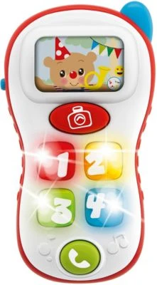 CHICCO Lerntelefon Selfie Phone (deutsch + Englisch) – Bild 4