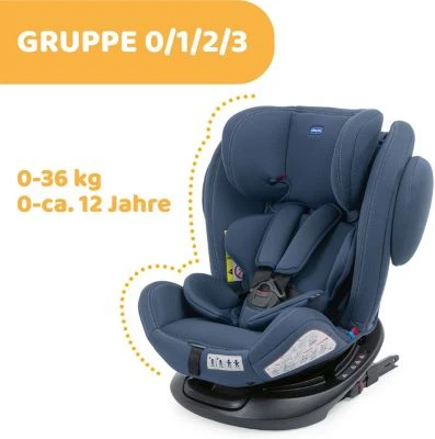 CHICCO Kindersitz Unico Plus Gr. 0/1/2/3 Gemäß ECE 44/04, Blau – Bild 3