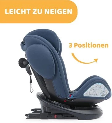 CHICCO Kindersitz Unico Plus Gr. 0/1/2/3 Gemäß ECE 44/04, Blau – Bild 6