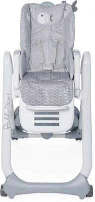 CHICCO Hochstuhl Polly 2 Start - 4 Rollen, Hellgrau – Bild 6