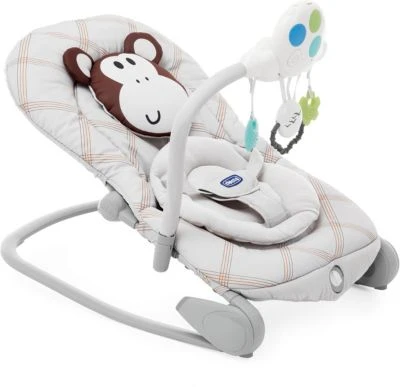 CHICCO Wippe Balloon Mit Elektronischem Spielbogen, Beige
