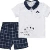 CHICCO Baby Set Poloshirt + Kurze Hose Für Jungen