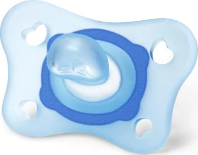 CHICCO Geschenkset "Lovely Baby" - Babyfläschchen, Sauger Und Schnullerband, Blau – Bild 3