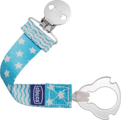 CHICCO Geschenkset "Lovely Baby" - Babyfläschchen, Sauger Und Schnullerband, Blau – Bild 5