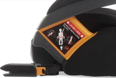 CHICCO Sitzerhöhung Gofit Plus Mit Latch System Und Becherhaltern, Schwarz – Bild 4