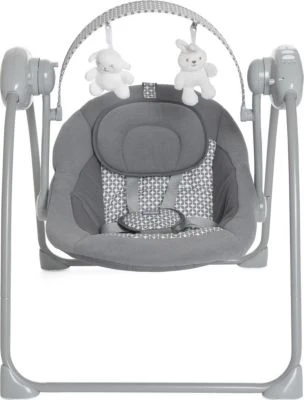 CHICCO Babyschaukel - Relax & Play, Elektrisch, Dunkelgrau