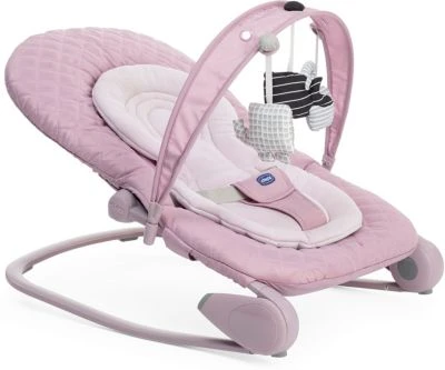 CHICCO Babywippe Hoopla Mit Abnehmbarem "Slide Line" - Spielbogen Inkl. Spielfiguren, Fix- Und Schaukelposition, Neuer Sitzverkleinerer, Helllila