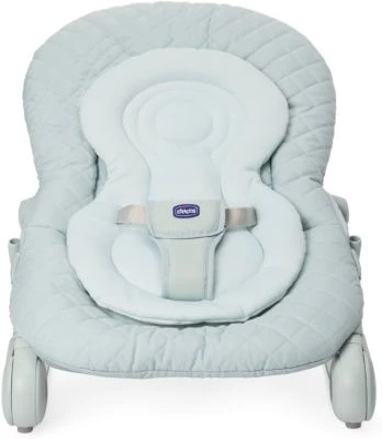 CHICCO Babywippe Hoopla Mit Abnehmbarem "Slide Line" - Spielbogen Inkl. Spielfiguren, Fix- Und Schaukelposition, Neuer Sitzverkleinerer, Blau/grün – Bild 2