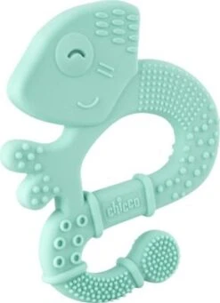 CHICCO Beißringe "Soft & Clean" Eidechse, Blau