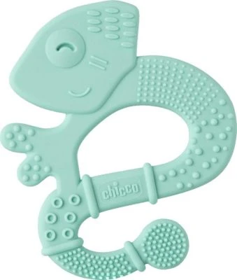 CHICCO Beißringe "Soft & Clean" Eidechse, Blau – Bild 2