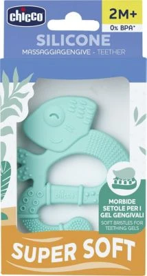 CHICCO Beißringe "Soft & Clean" Eidechse, Blau – Bild 3