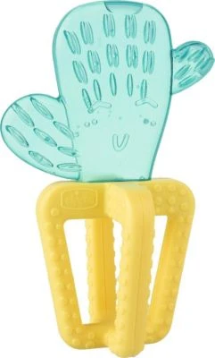 CHICCO Beißringe "Fresh Relax" 3D-Kaktus Mit Sterilem Wasser Gefüllt