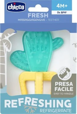 CHICCO Beißringe "Fresh Relax" 3D-Kaktus Mit Sterilem Wasser Gefüllt – Bild 3
