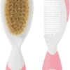 CHICCO Kamm Und Bürste, Naturborsten, Rosa