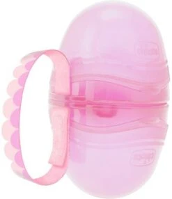 CHICCO Schnullerbox Mit Zwei Fächern, Pink