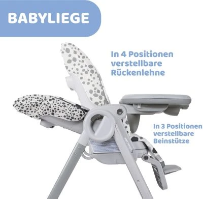 CHICCO Hochstuhl Polly Progres5, Anthracite – Bild 4