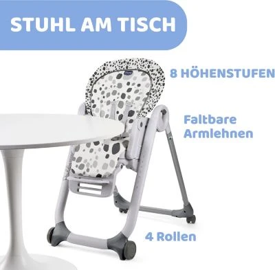 CHICCO Hochstuhl Polly Progres5, Anthracite – Bild 5
