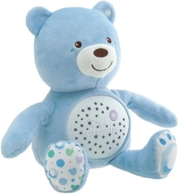 CHICCO Nachtlicht Mit Musik Baby Bär, Blau – Bild 4